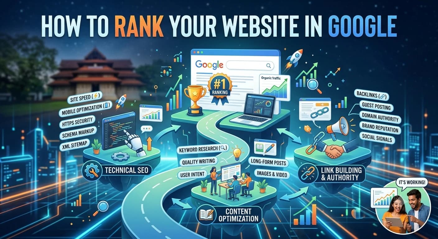 How to Rank Your Website in Google (2026 India Guide) | CODO AI Innovations